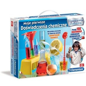 Naukowa Zabawa 100 Doświadczeń Chemicznych Mały Chemik Clementoni 60774