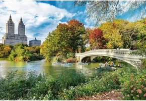 PUZZLE 1500 CENTRAL PARK NOWY JORK LAS NATURA MOST