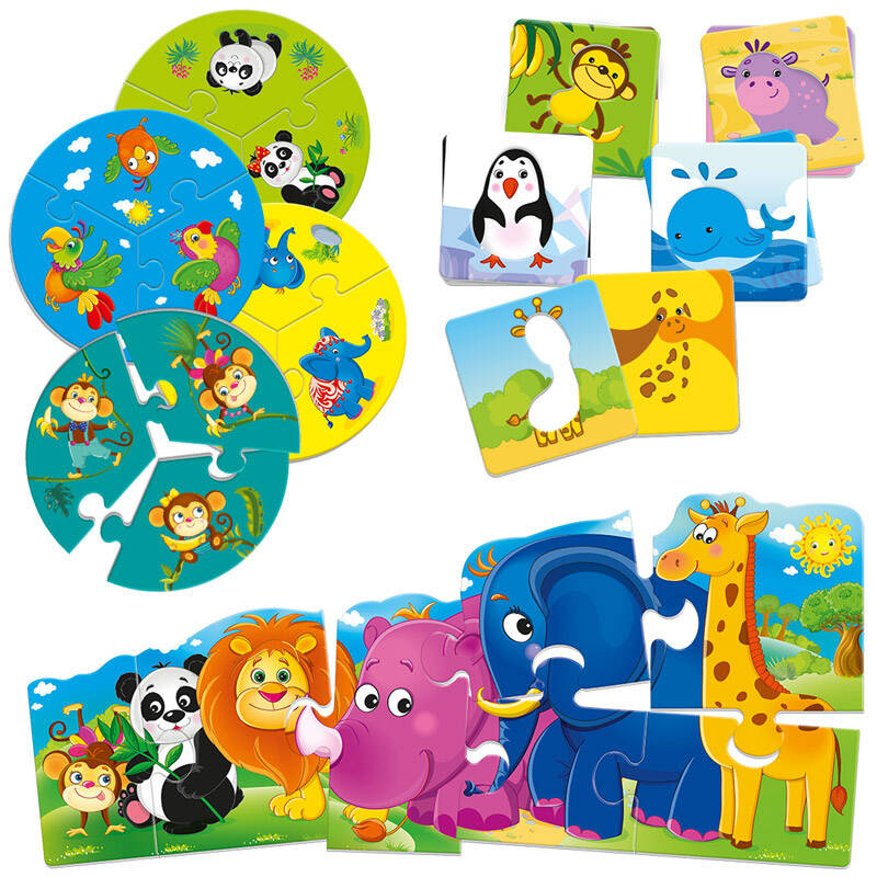 Gra Edukacyjna Dla Maluchów 3w1 Zoo 3+ Roter Kafer_2