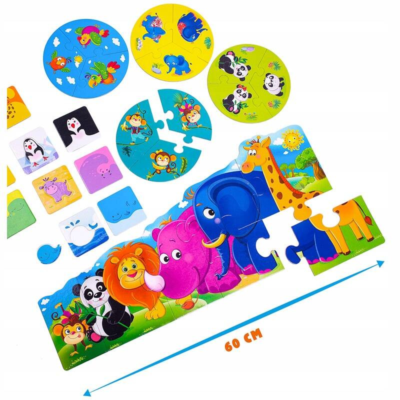 Gra Edukacyjna Dla Maluchów 3w1 Zoo 3+ Roter Kafer_5