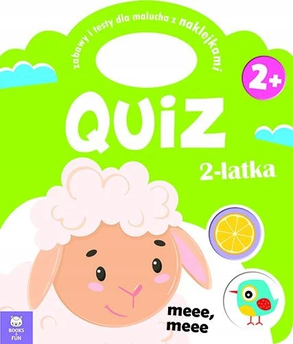 Quiz 2-Latka Owieczka Zabawy I Testy Dla Malucha Z Naklejkami BooksAndFun_1
