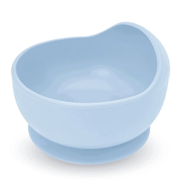 Miseczka silikonowa Bocioland BOWL z przyssawką niebieska