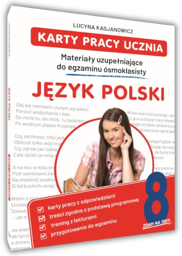 Karty Pracy Ucznia JĘZYK POLSKI Materiały Uzupełniające Do Egzaminu SBM_1