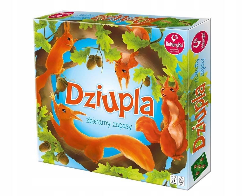 Dziupla Zbieramy Zapasy Gra Planszowa Dla Dzieci Rodzinna 6+ Kukuryku 63896_1