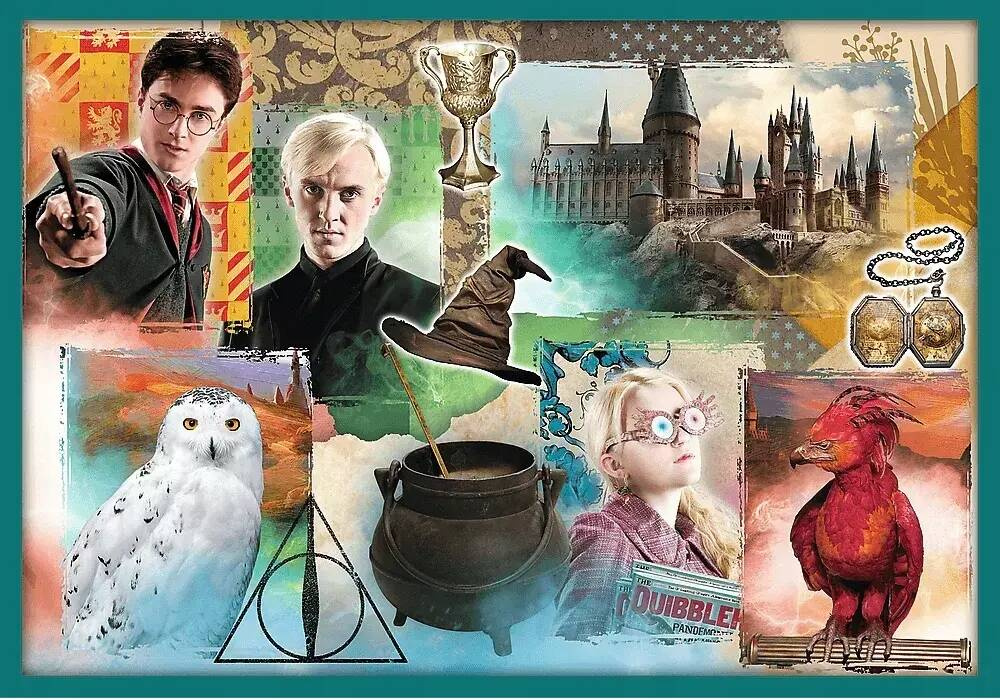 Puzzle 10w1 Układanka HARRY POTTER Hermiona Ron Malfoy 329el 4+ Trefl 90392_7