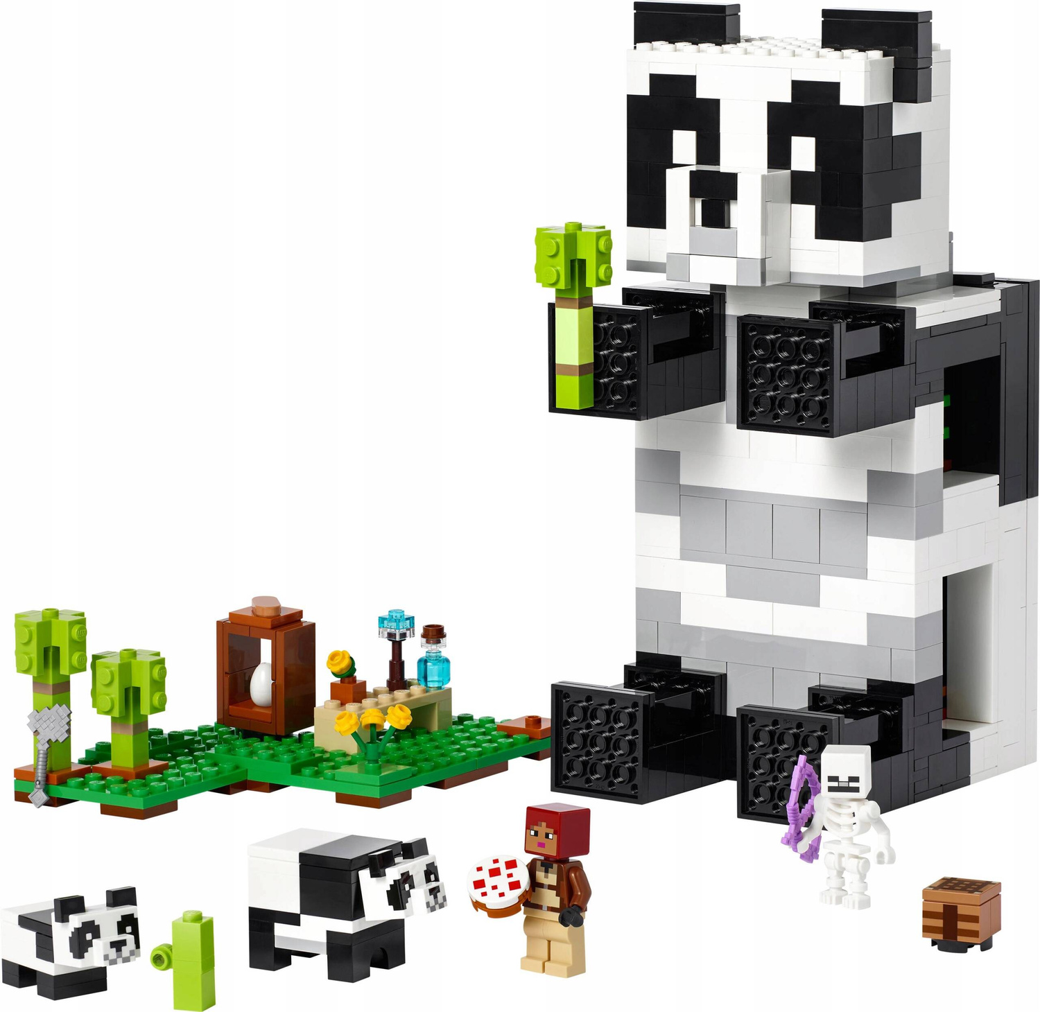 LEGO Minecraft Rezerwat Pandy 553el. 8+ 21245 ☛ Sklep OdiDodi.pl