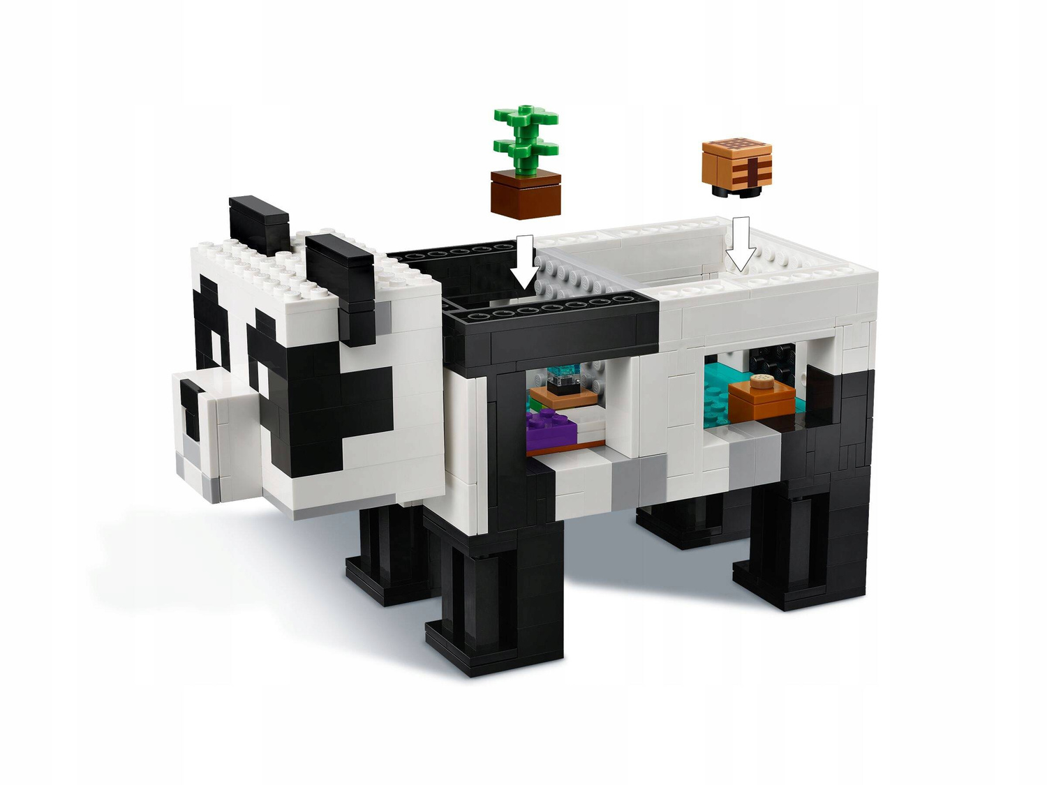 LEGO Minecraft Rezerwat Pandy 553el. 8+ 21245 ☛ Sklep OdiDodi.pl