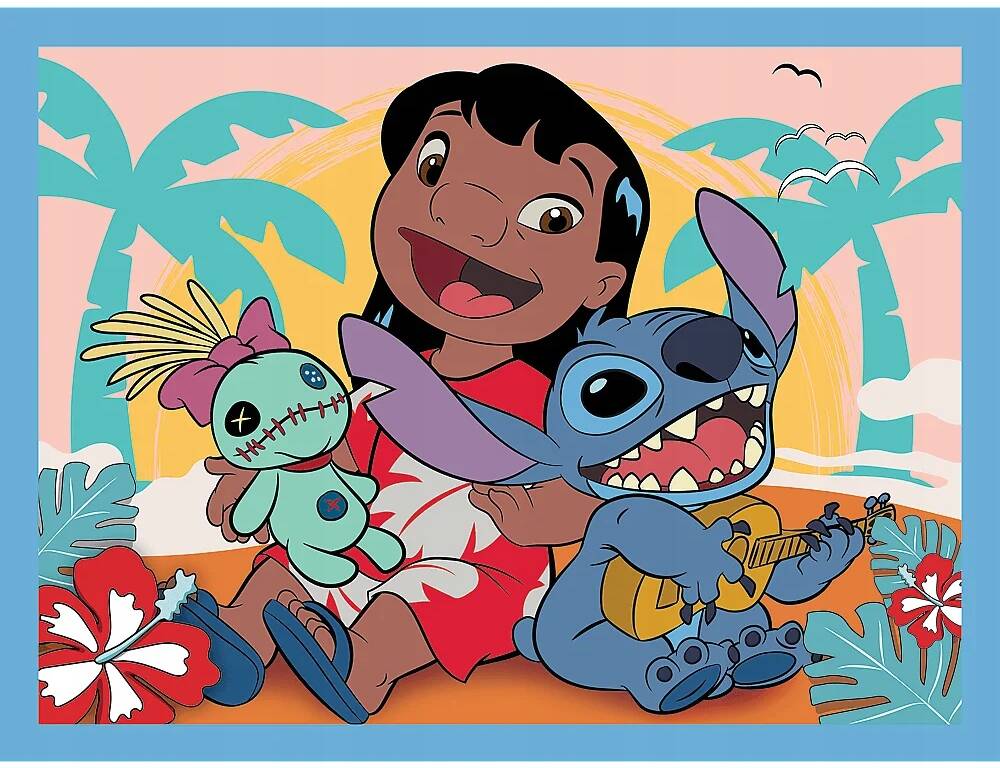 Puzzle 102 Układanka + Memos LILO I STITCH Disney Bajka Kosmita 3+ Trefl_3