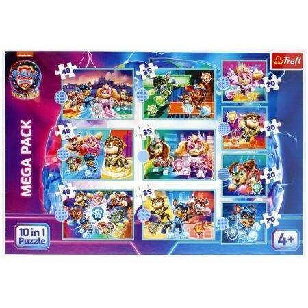 Puzzle Psi Patrol 10w1 Wesoły Dzień Psiaków Układanka Najnowsze Trefl 96002_1