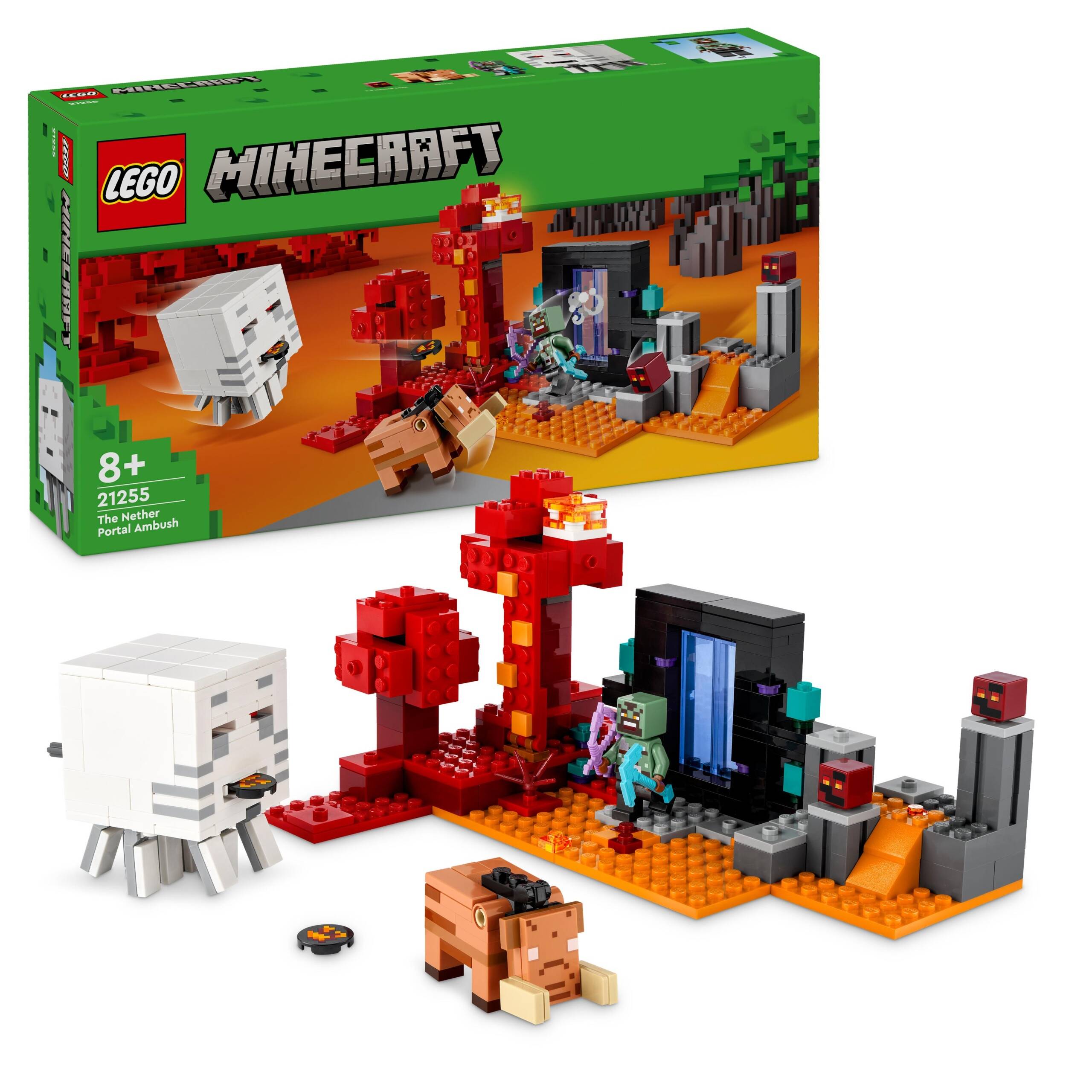 LEGO Minecraft Zasadzka W Portalu Do Netheru 352el. 8+ 21255_1