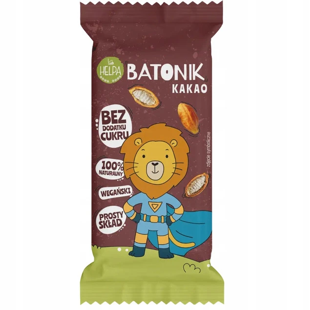 Batonik Helpa kakao bez dodatku cukru