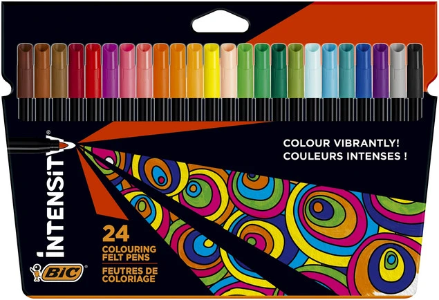 Flamastry Color Up INTENSITY BIC detale