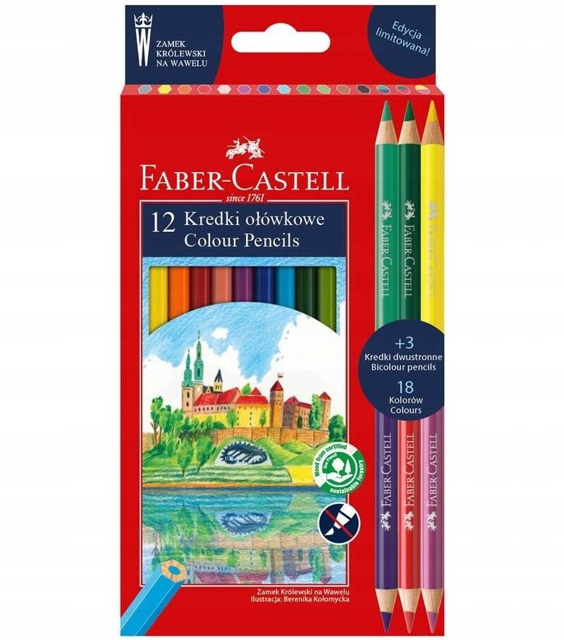 Kredki ołówkowe Faber-Castell 15 szt._1