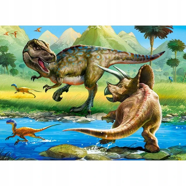 PUZZLE 70 CASTORLAND DINOZAURY 5+_2