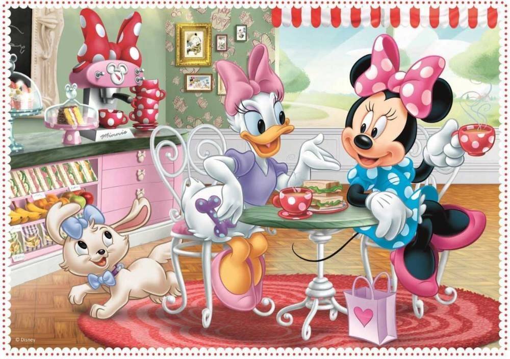 Puzzle 4w1 Układanka Myszka MINNIE Miki Mini 3+ Trefl_3