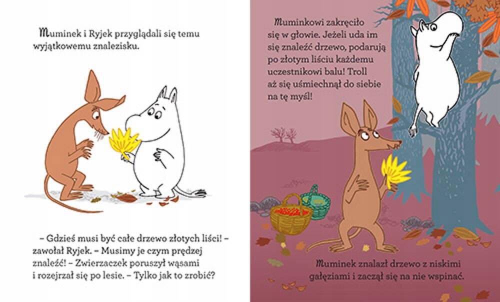 Muminek i Złoty Liść Tove Jansson 3+ HarperKids_2