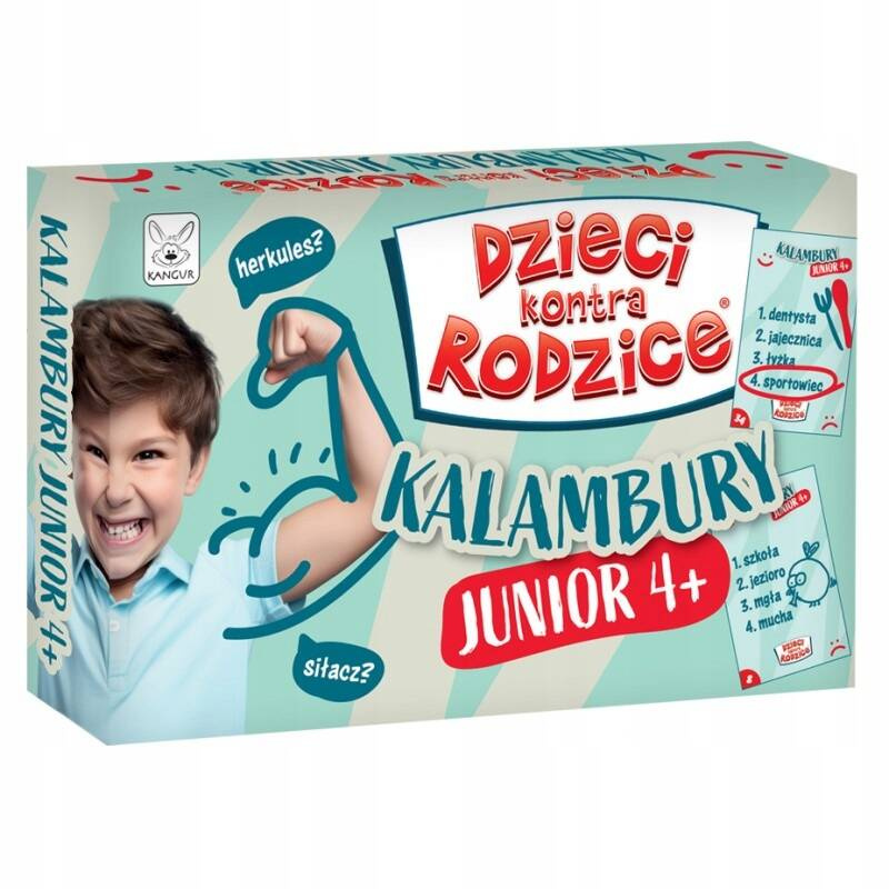 Dzieci Kontra Rodzice Kalambury Junior Gra Rodzinna 4+ Kangur_1