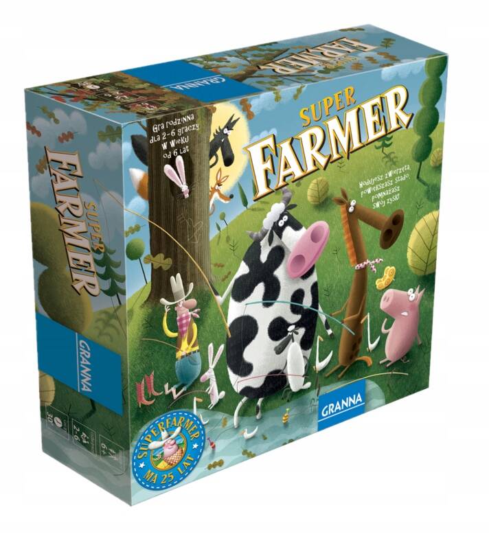 Super Farmer Rodzinna Gra Planszowa Dla Dzieci 6+ Granna 00175_1