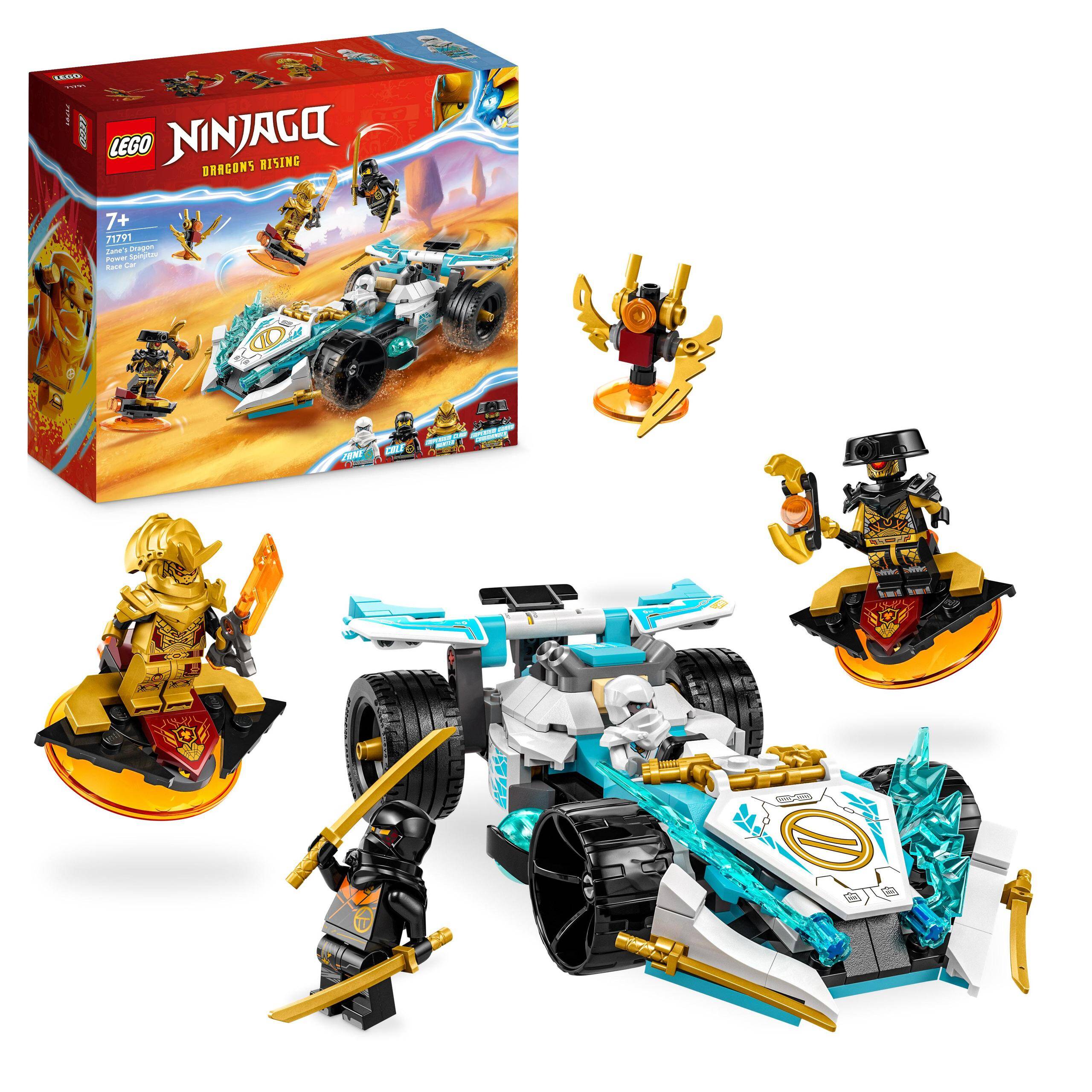 LEGO Ninjago Smocza Moc Zane’a Wyścigówka Spinjitzu 307el. 7+ 71791_1