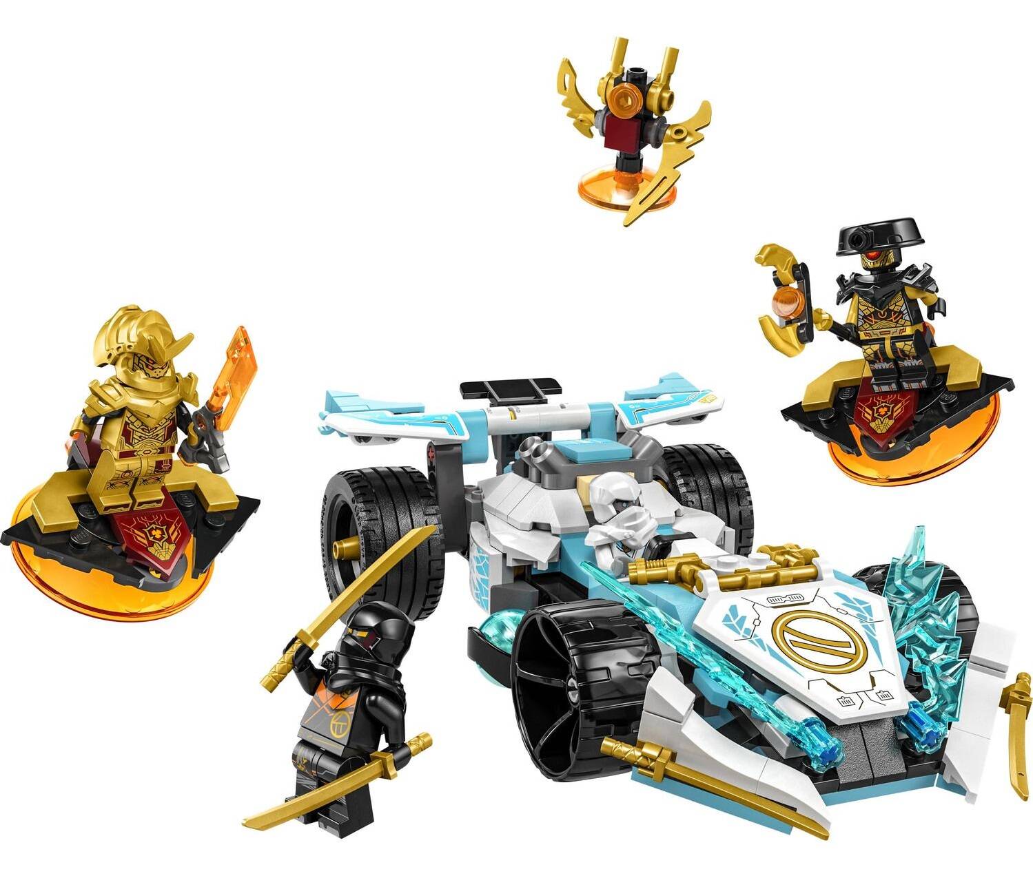 LEGO Ninjago Smocza Moc Zane’a Wyścigówka Spinjitzu 307el. 7+ 71791_7