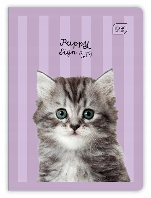Interdruk zeszyt szkolny A5 16 kartek w 3 linie Puppy Sign