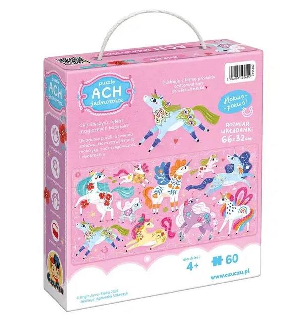 Puzzle Ach Jednorożce Układanka 60el. 4+ CzuCzu_6