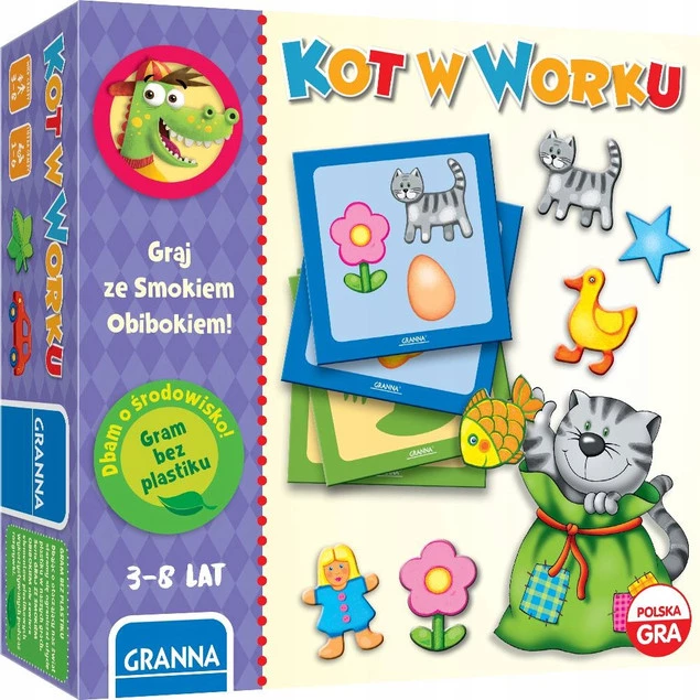 Kot w Worku Graj Ze Smokiem Obibokiem Gra Planszowa 3+ Granna_5