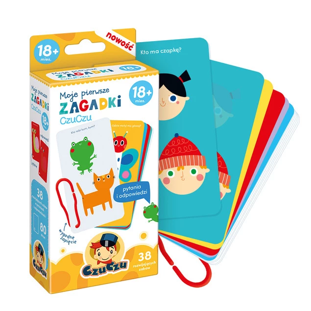 Moje Pierwsze Zagadki Łamigłówki Quiz 18M+ CzuCzu_1