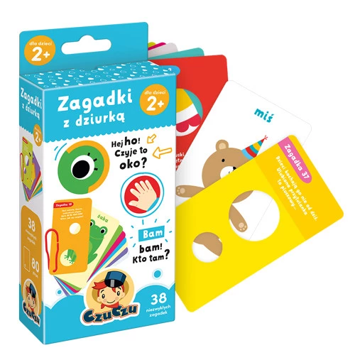 Zagadki z Dziurką Dla Dzieci Obrazkowa Książeczka 2+ CzuCzu_1