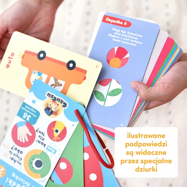 Zagadki z Dziurką Dla Dzieci Obrazkowa Książeczka 2+ CzuCzu_3