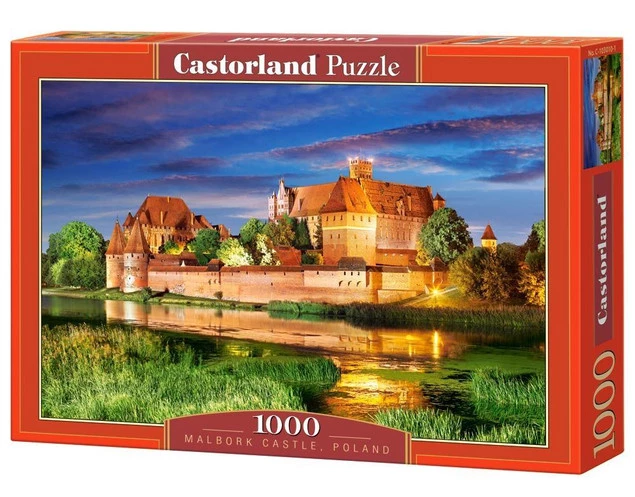 Puzzle 1000 Układanka Zamek W MALBORKU Polska Malbork 9+ Castorland_2