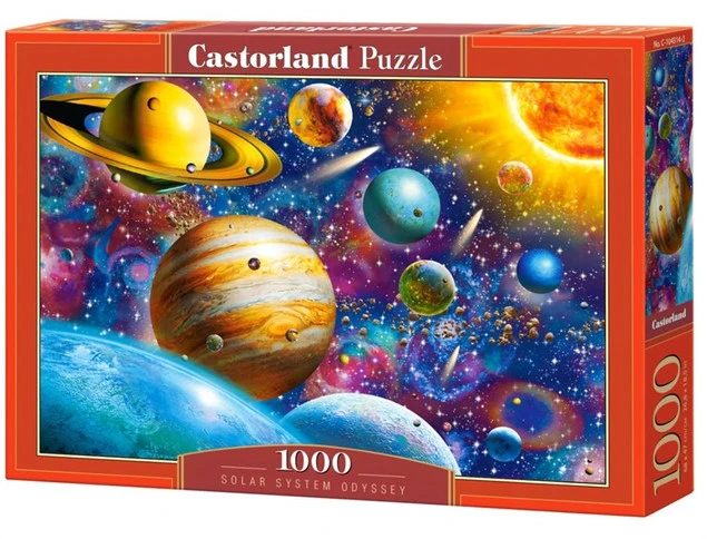 Puzzle 1000 Układanka Odyseja UKŁAD SŁONECZNY Kosmos Planety 9+ Castorland_1