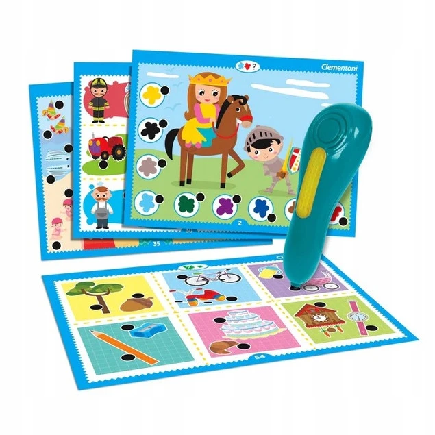 Mówiące Pióro 500 Pytań Przedszkolaka Gra Edukacyjna Quiz 3+ Clementoni_6