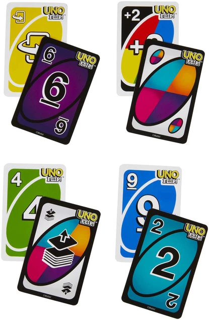 UNO FLIP! Kultowa Gra Karciana Rodzinna Towarzyska Karty 7+ Mattel_4