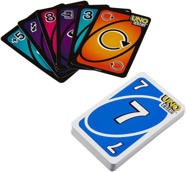 UNO FLIP! Kultowa Gra Karciana Rodzinna Towarzyska Karty 7+ Mattel_5