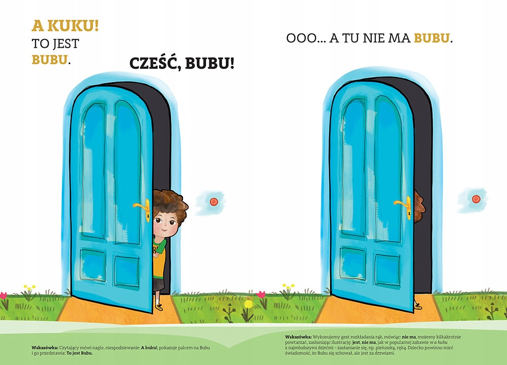 BUBU UCZY SIĘ MÓWIĆ! NAUKA MÓWIENIA KSIĄŻECZKA DO STYMULACJI MOWY 6M+ GREG_2