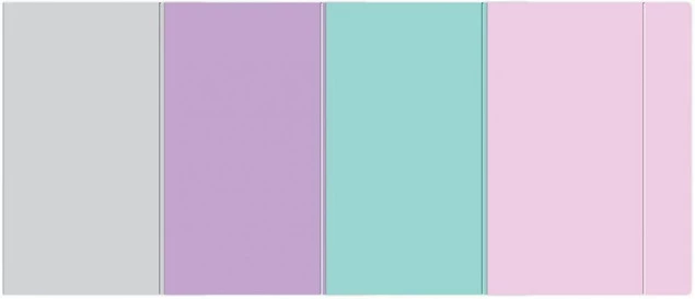 Teczka z Gumką A5 PASTELOWA 300g/m2 MIX KOLORÓW Interdruk_6