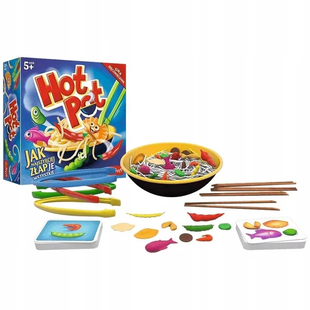 HOT POT Gra Zręcznościowa Rodzinna 5+ Trefl 01898_1