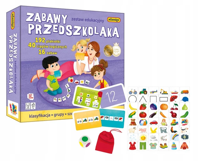 ZABAWY PRZEDSZKOLAKA Zajęcia Dydaktyczne 3+ Adamigo_1