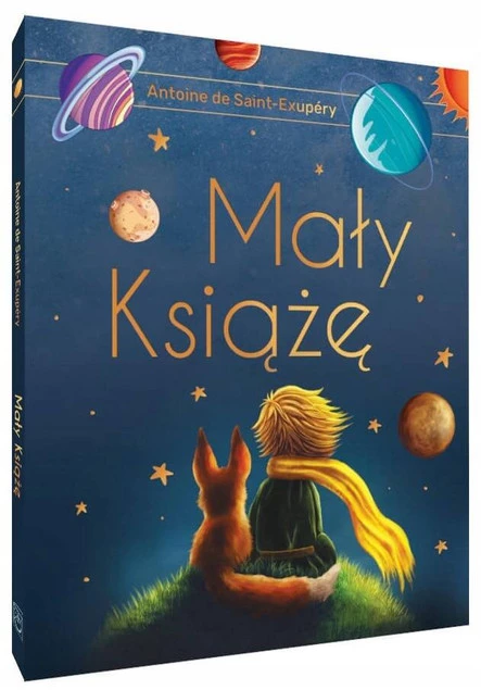Mały Książę Kolorowe Strony Wydanie Ekskluzywne Złote Litery SBM (TW)_1