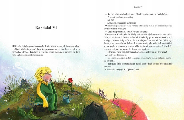 Mały Książę Kolorowe Strony Wydanie Ekskluzywne Złote Litery SBM (TW)_3