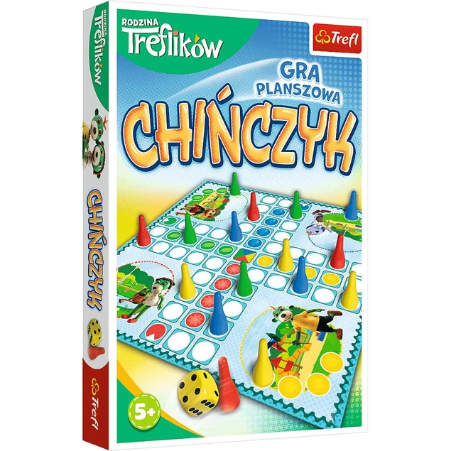 Gra Chińczyk Trefliki - zawartość zestawu