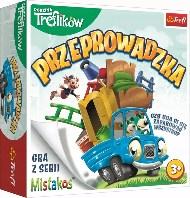 Pudełko gry Przeprowadzka z Rodziną Treflików
