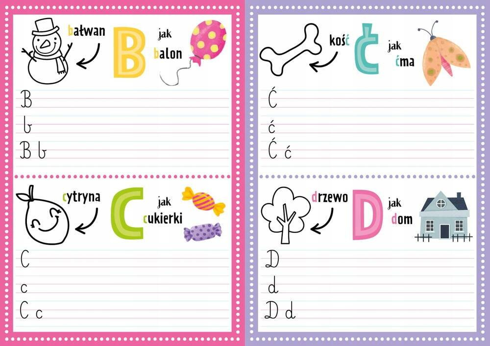 Zaczynamy Pisać Literki 74 Naklejek 4+ Books And Fun_2