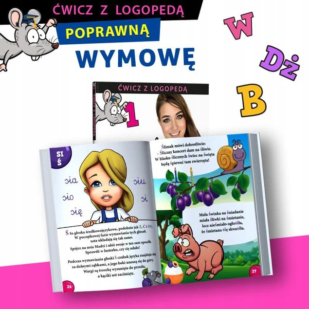 Rymowanki logopedyczne przykładowe strony ćwiczenia głoski ś