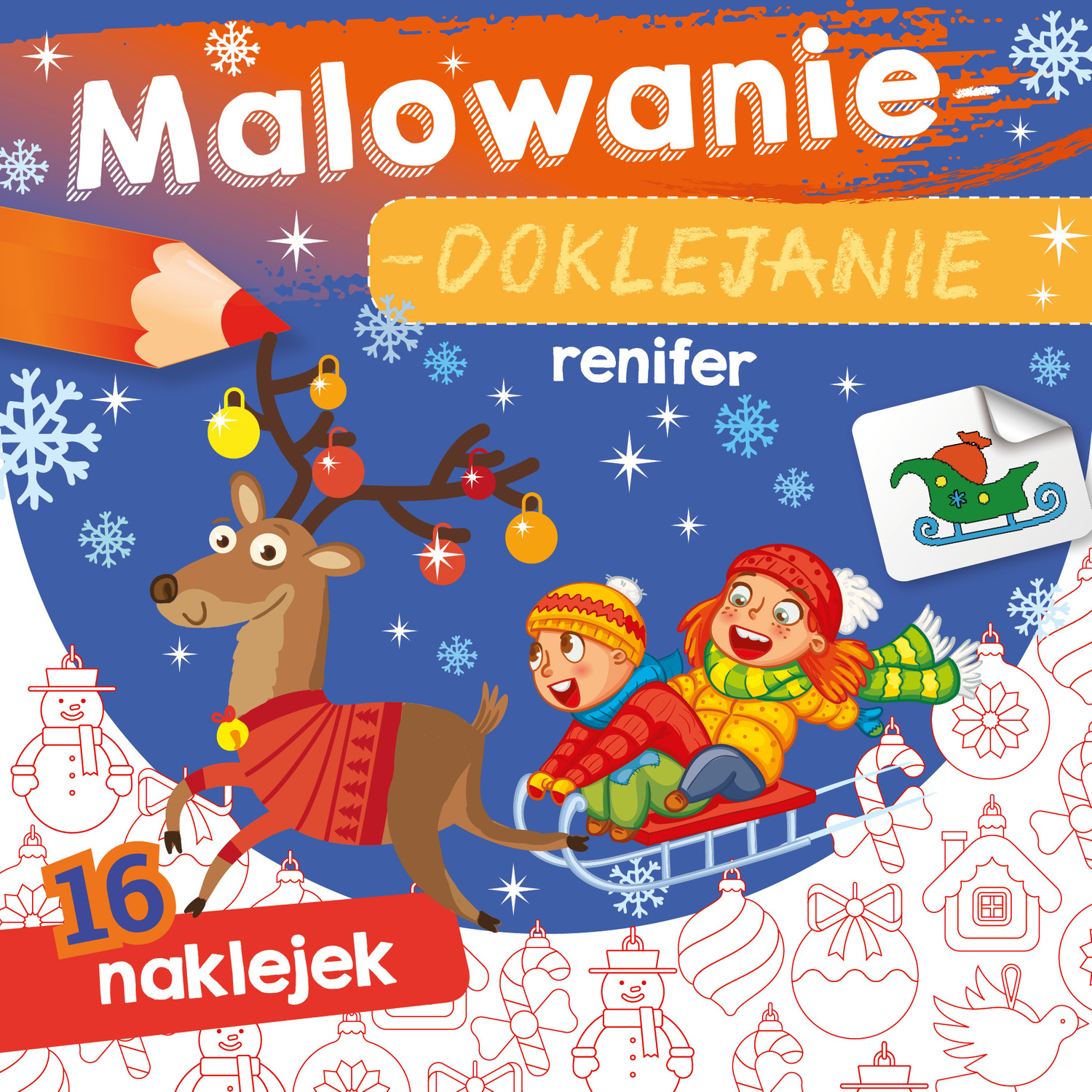 Malowanie Doklejanie RENIFER 3+ Skrzat_1