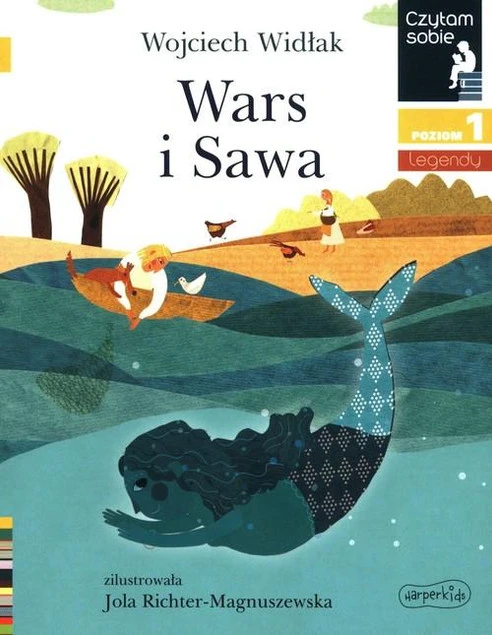 Wars i Sawa Czytam Sobie Poziom 1 Wojciech Widłak 5+ HarperKids_4