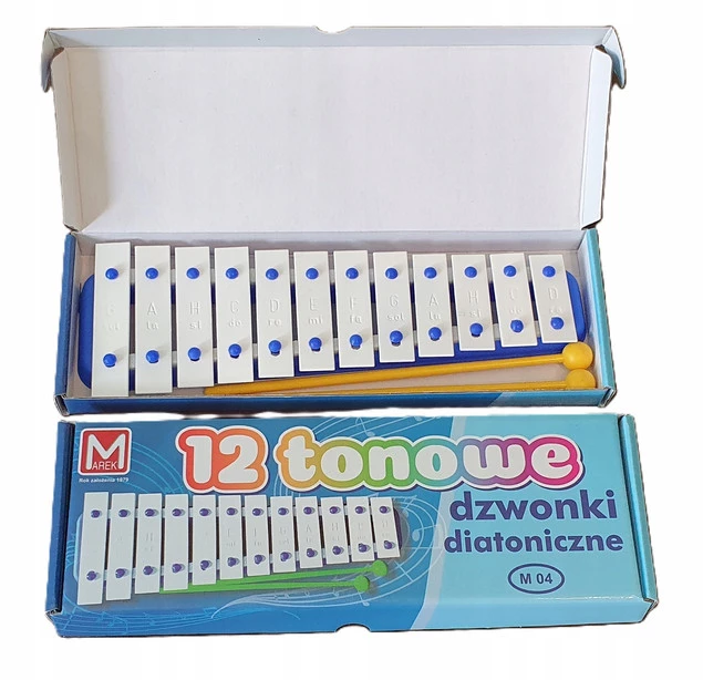 Cymbałki Dzwonki Szkolne 12 Tonowe Diatoniczne MAREK_4