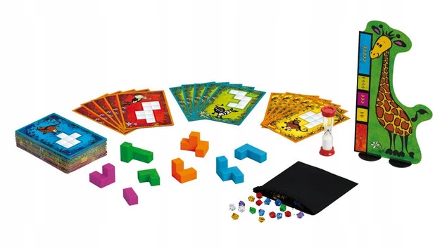Ubongo Junior 3D Gra Planszowa Spostrzegawczość Logiczne Myślenie 5+ Egmont_2
