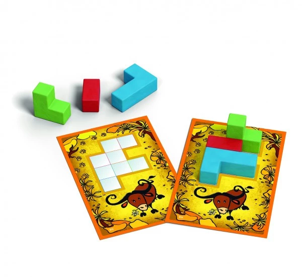 Ubongo Junior 3D Gra Planszowa Spostrzegawczość Logiczne Myślenie 5+ Egmont_3